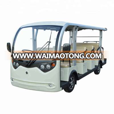 Best Electric 14seats Sightseeing Car for Hotel and resorts' transportation service