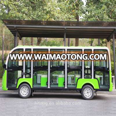 14 seats electric shuttle bus with doors and  air conditioner (LT-S14.F)